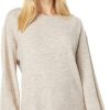 Sweaters * | Mod-O-Doc Long Sleeve Boatneck Sweater