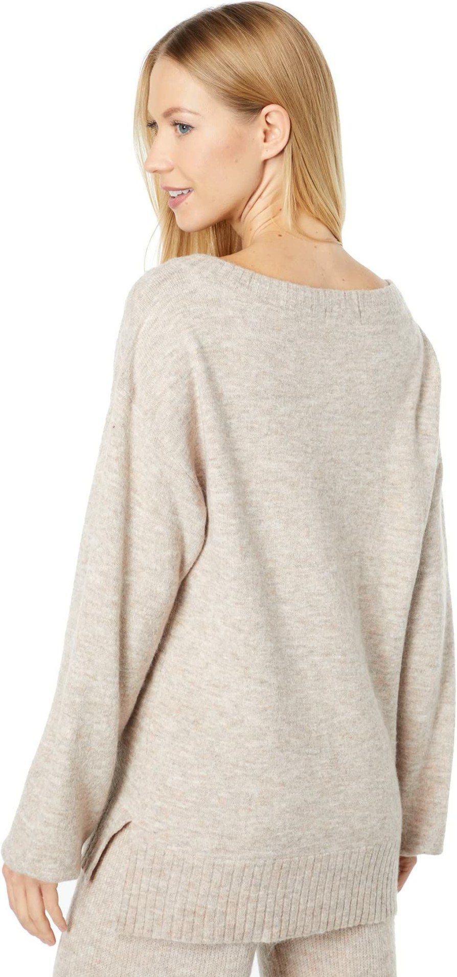 Sweaters * | Mod-O-Doc Long Sleeve Boatneck Sweater