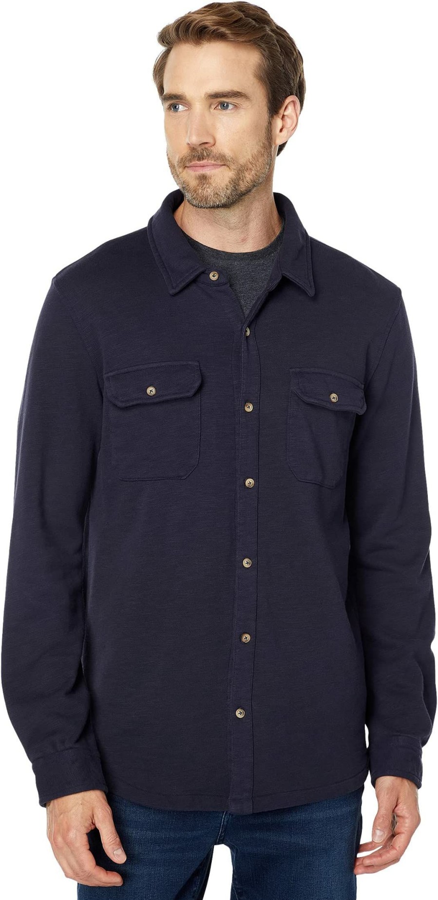 Shirts & Tops * | Mod-O-Doc Cpo Overshirt Slub French Terry