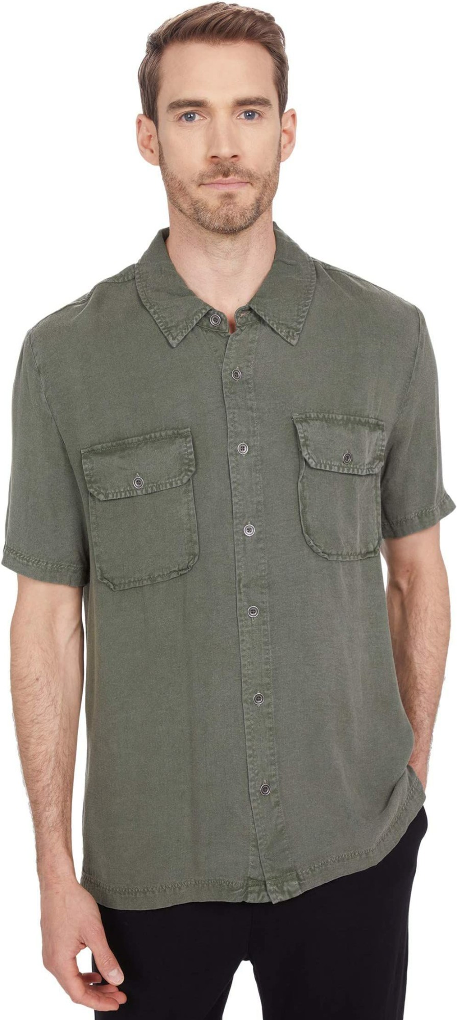 Shirts & Tops * | Mod-O-Doc Rayon Twill Short Sleeve Camp Shirt