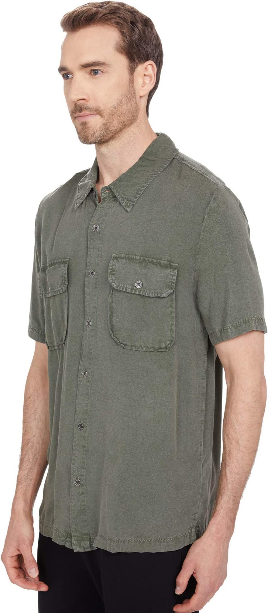 Shirts & Tops * | Mod-O-Doc Rayon Twill Short Sleeve Camp Shirt