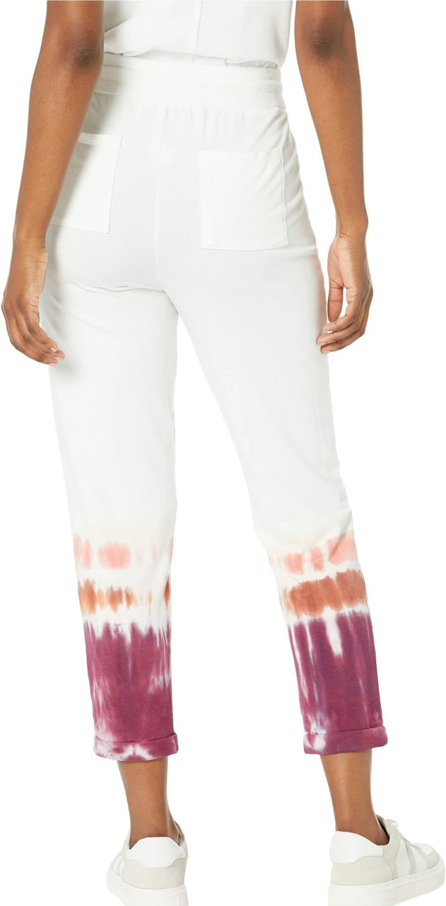 Pants * | Mod-O-Doc Tie-Dye Cotton Modal Spandex Terry Cuffed Cropped Pants