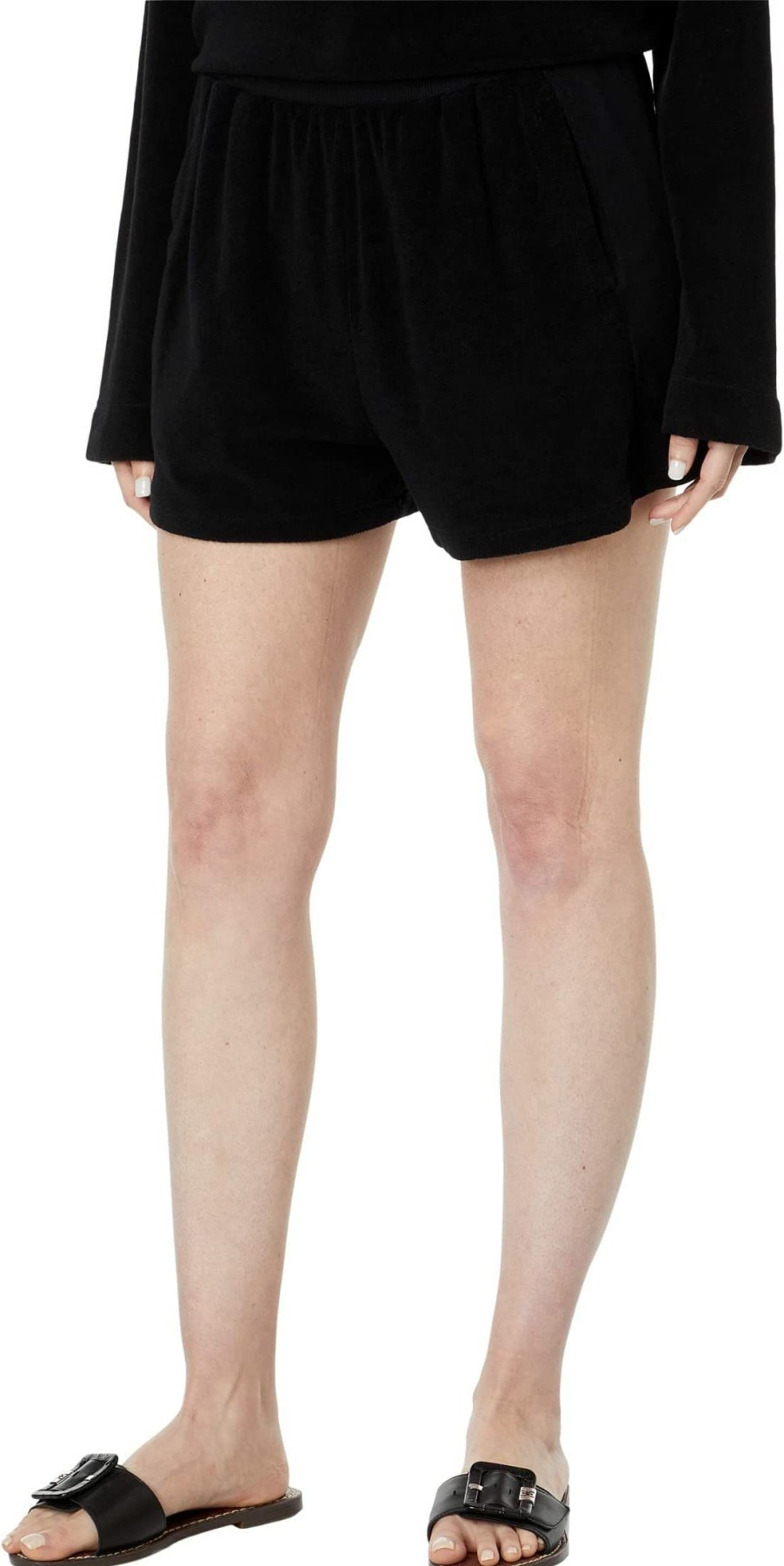 Shorts * | Mod-O-Doc Terry Cloth Piecing Shorts