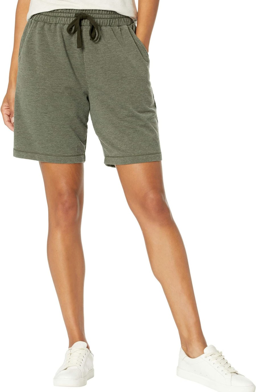 Shorts * | Mod-O-Doc Burnout Fleece Boyfriend Shorts