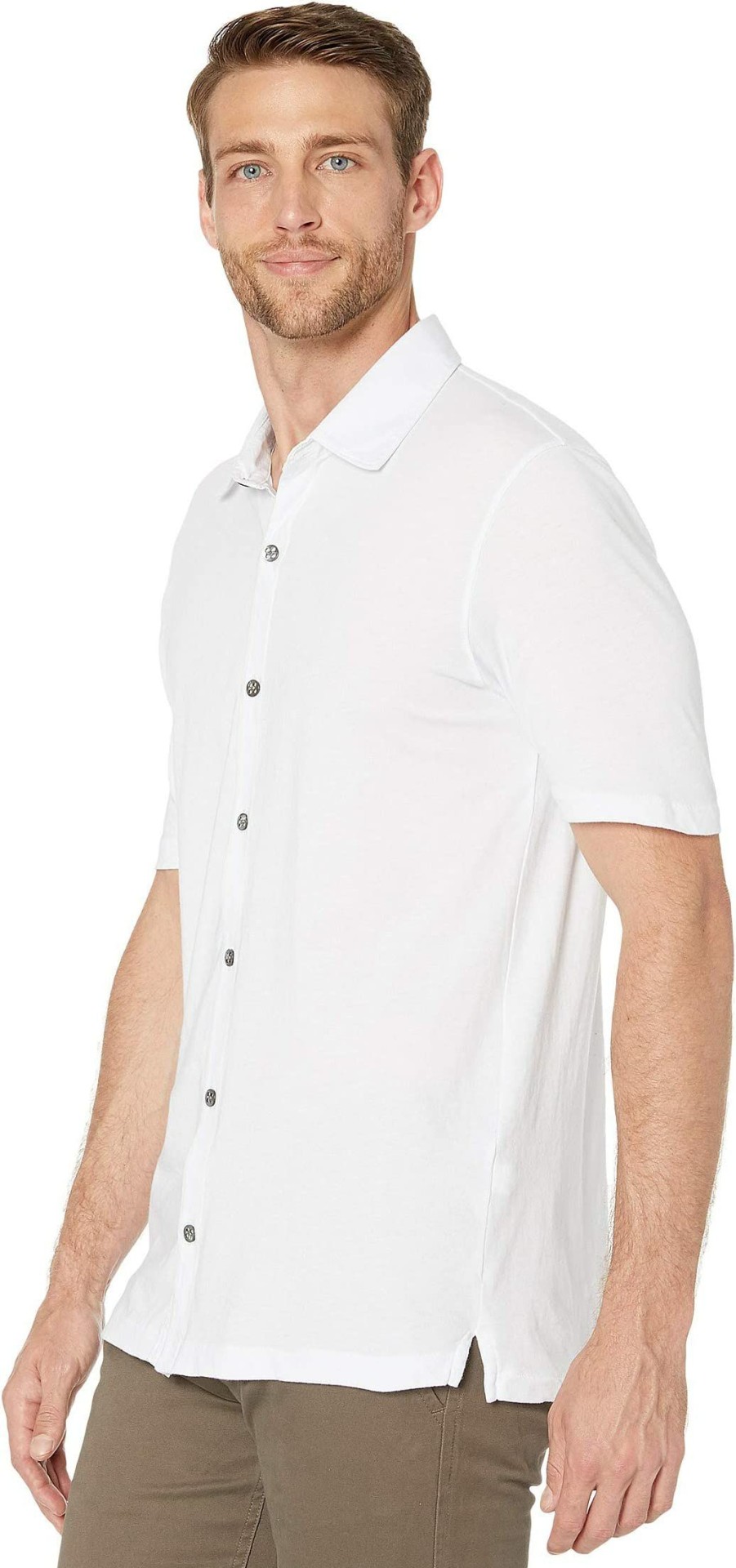 Shirts & Tops * | Mod-O-Doc Dana Point Short Sleeve Button Front Shirt