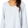 Shirts & Tops * | Mod-O-Doc Double Layer Gauze Long Sleeve Scoop Neck Top