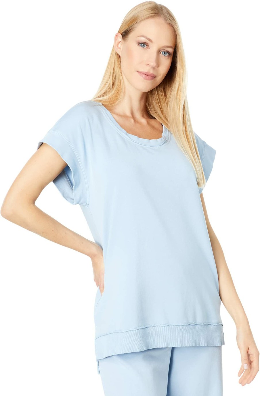 Shirts & Tops * | Mod-O-Doc Lightweight French Terry Oversized Dolman Top