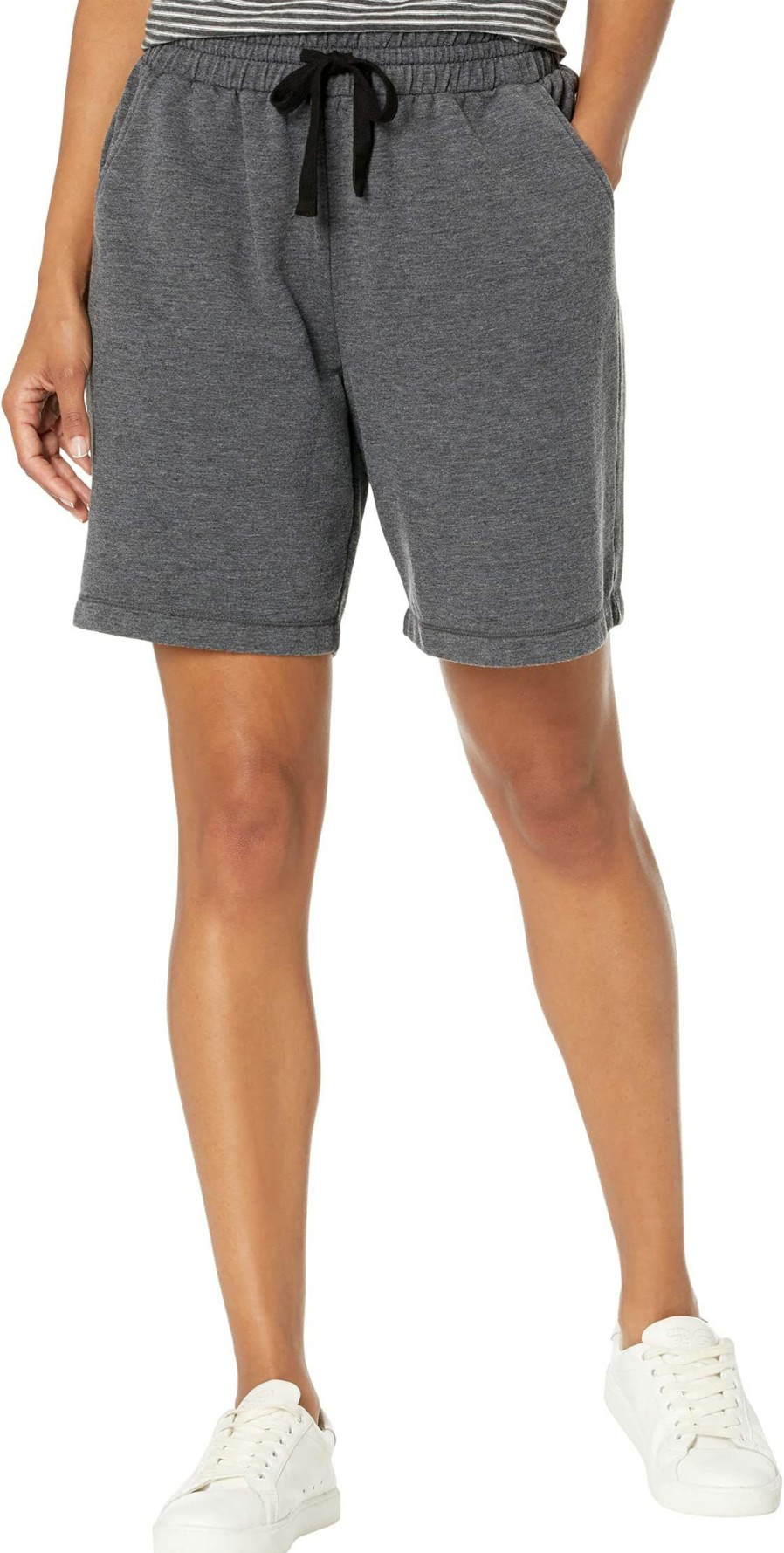 Shorts * | Mod-O-Doc Burnout Fleece Boyfriend Shorts