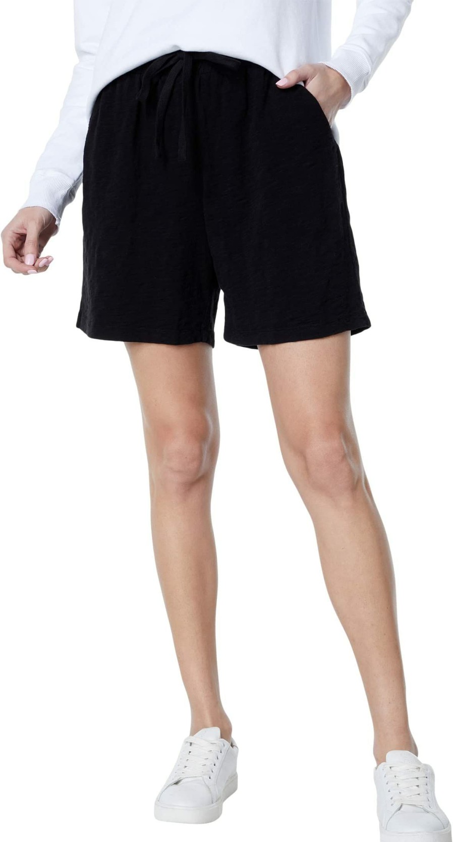 Shorts * | Mod-O-Doc Slub Jersey Boyfriend Shorts