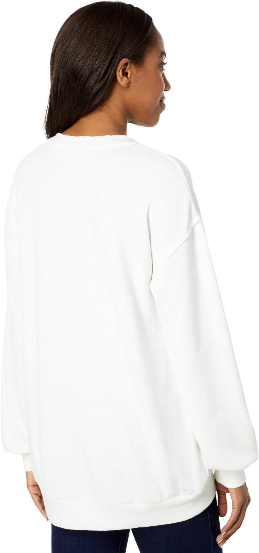 Hoodies & Sweatshirts * | Mod-O-Doc Cozy Brushed Jersey Long Sleeve V-Neck Tunic