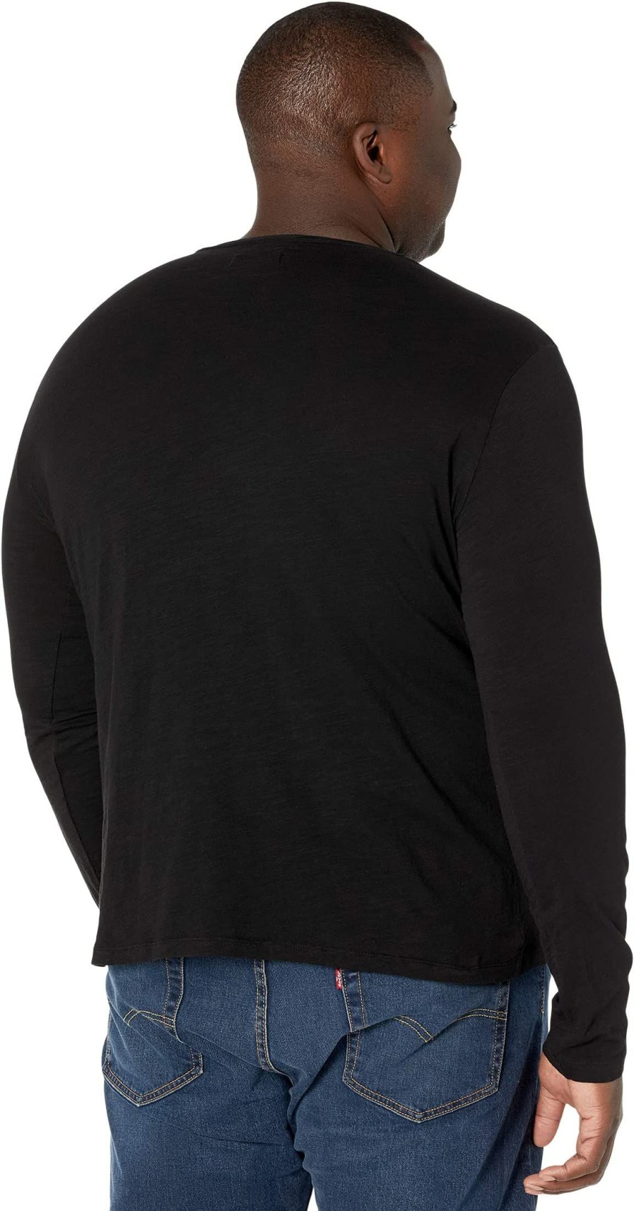 Shirts & Tops * | Mod-O-Doc Les Carillo Long Sleeve Notch Slub Jersey V-Neck