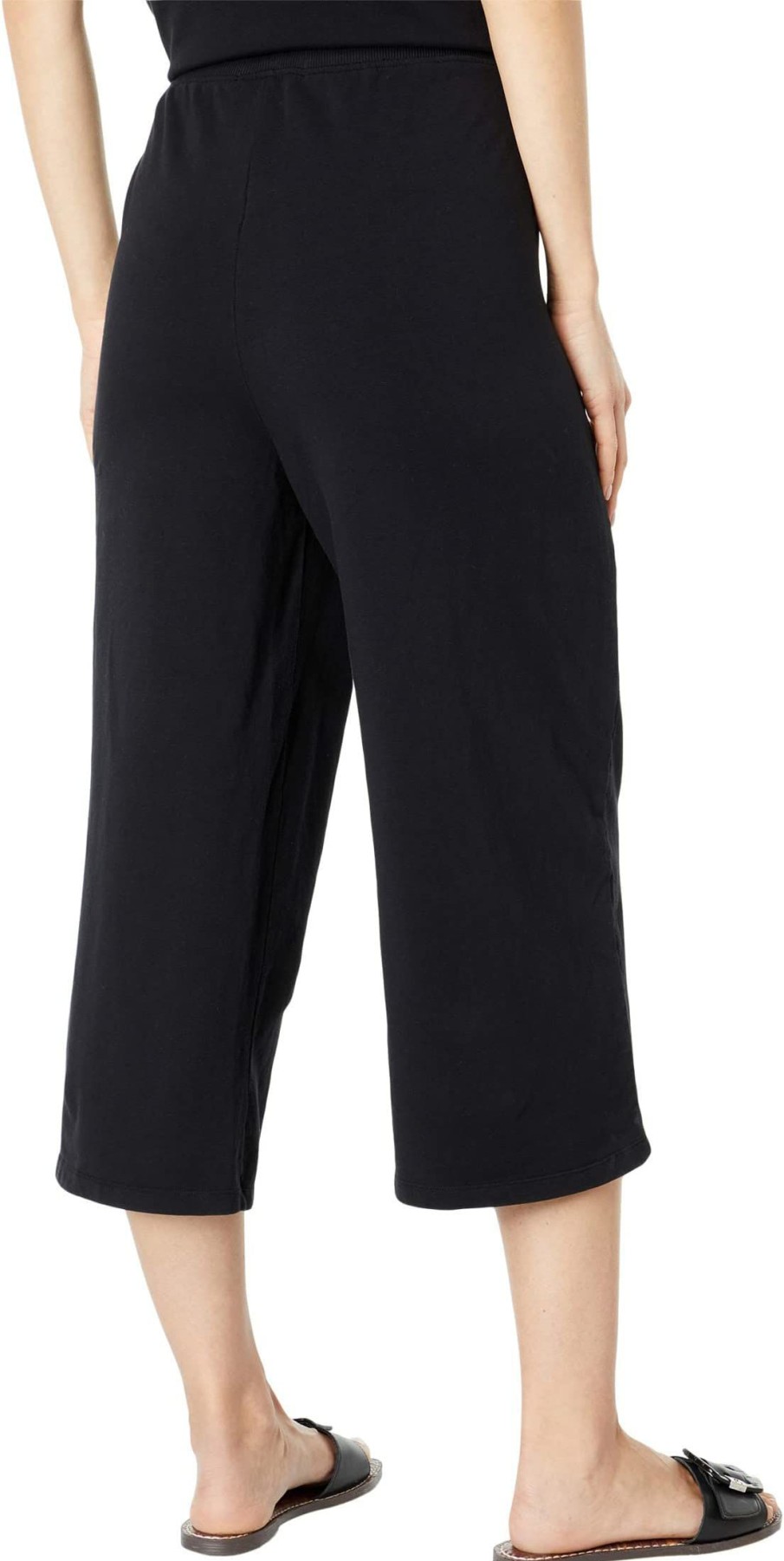 Pants * | Mod-O-Doc Lightweight French Terry Cropped Wide Leg Pants