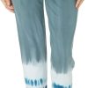 Pants * | Mod-O-Doc Tie-Dye Cotton Modal Spandex Terry Cuffed Cropped Pants