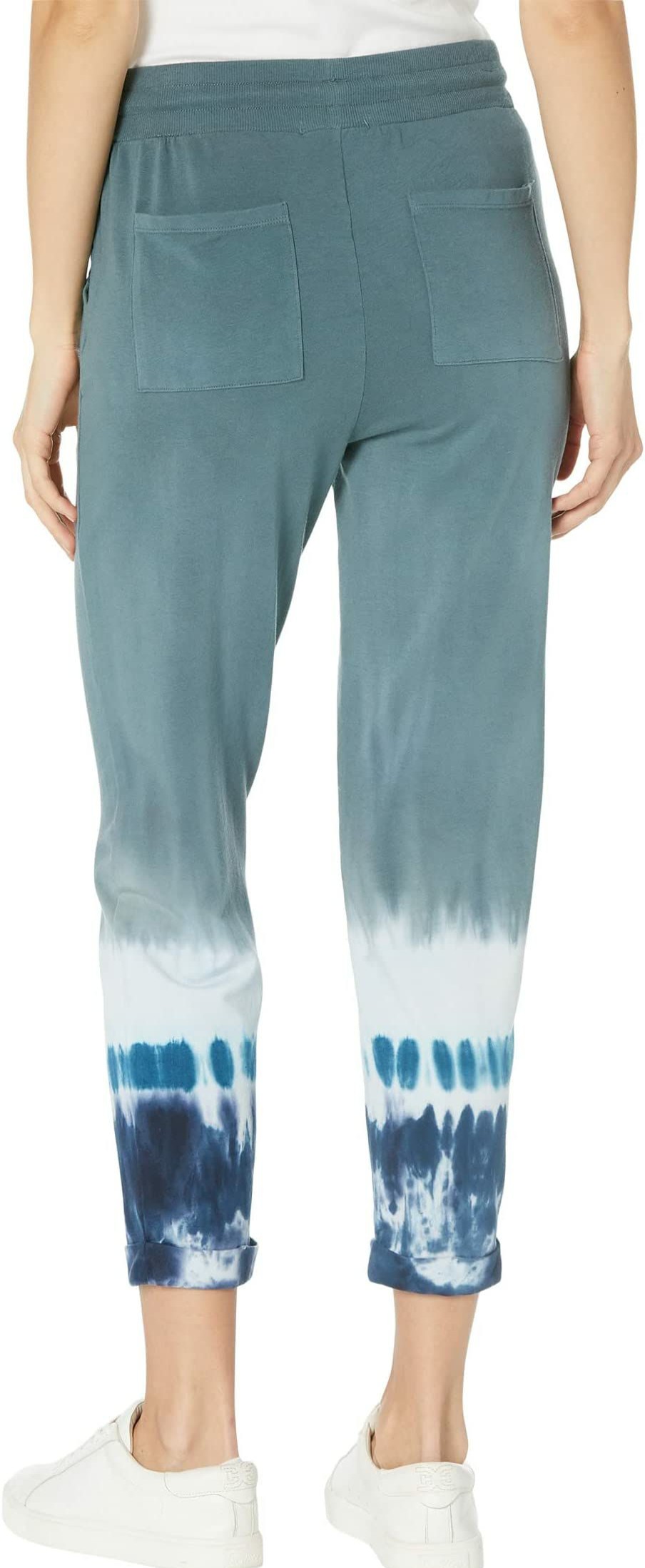 Pants * | Mod-O-Doc Tie-Dye Cotton Modal Spandex Terry Cuffed Cropped Pants