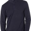 Hoodies & Sweatshirts * | Mod-O-Doc 1/4 Zip Pullover Slub French Terry