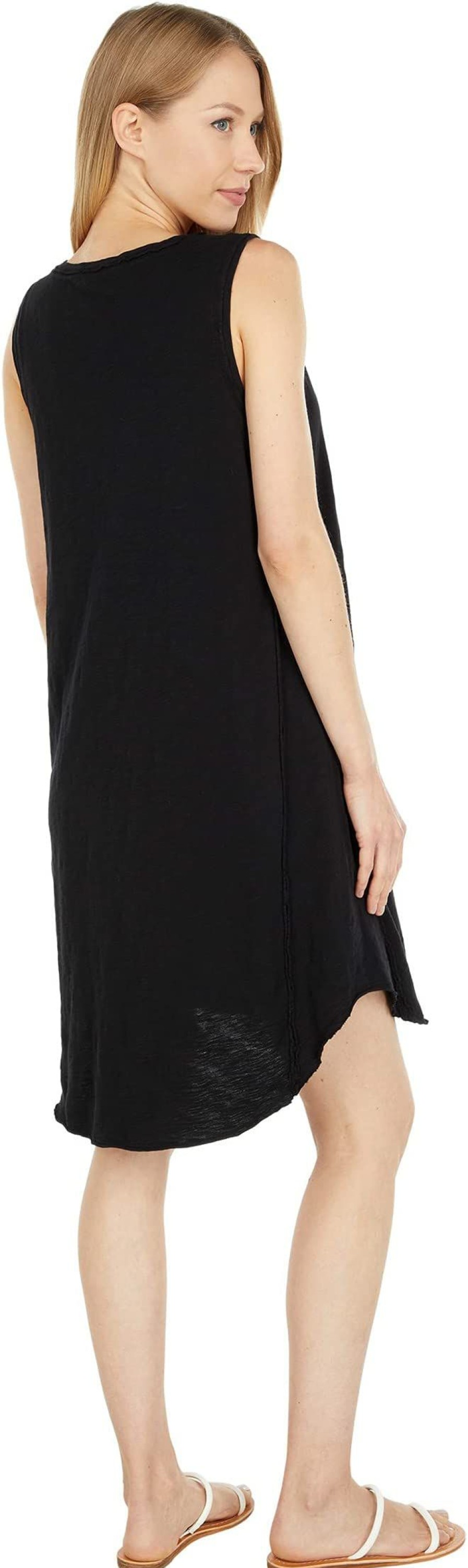 Dresses * | Mod-O-Doc Slub Jersey Scoop Neck Seamed Tank Dress