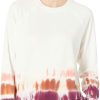 Hoodies & Sweatshirts * | Mod-O-Doc Tie-Dye Cotton Modal Spandex Terry Long Sleeve Slouchy Sweatshirt